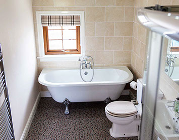 Culla Cottage Self Catering Accommodation in Benbecula contains a Spacious Bathroom